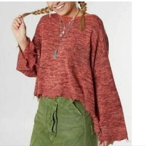 Free People Prism Space Dye Sweater Knit Pullover Small